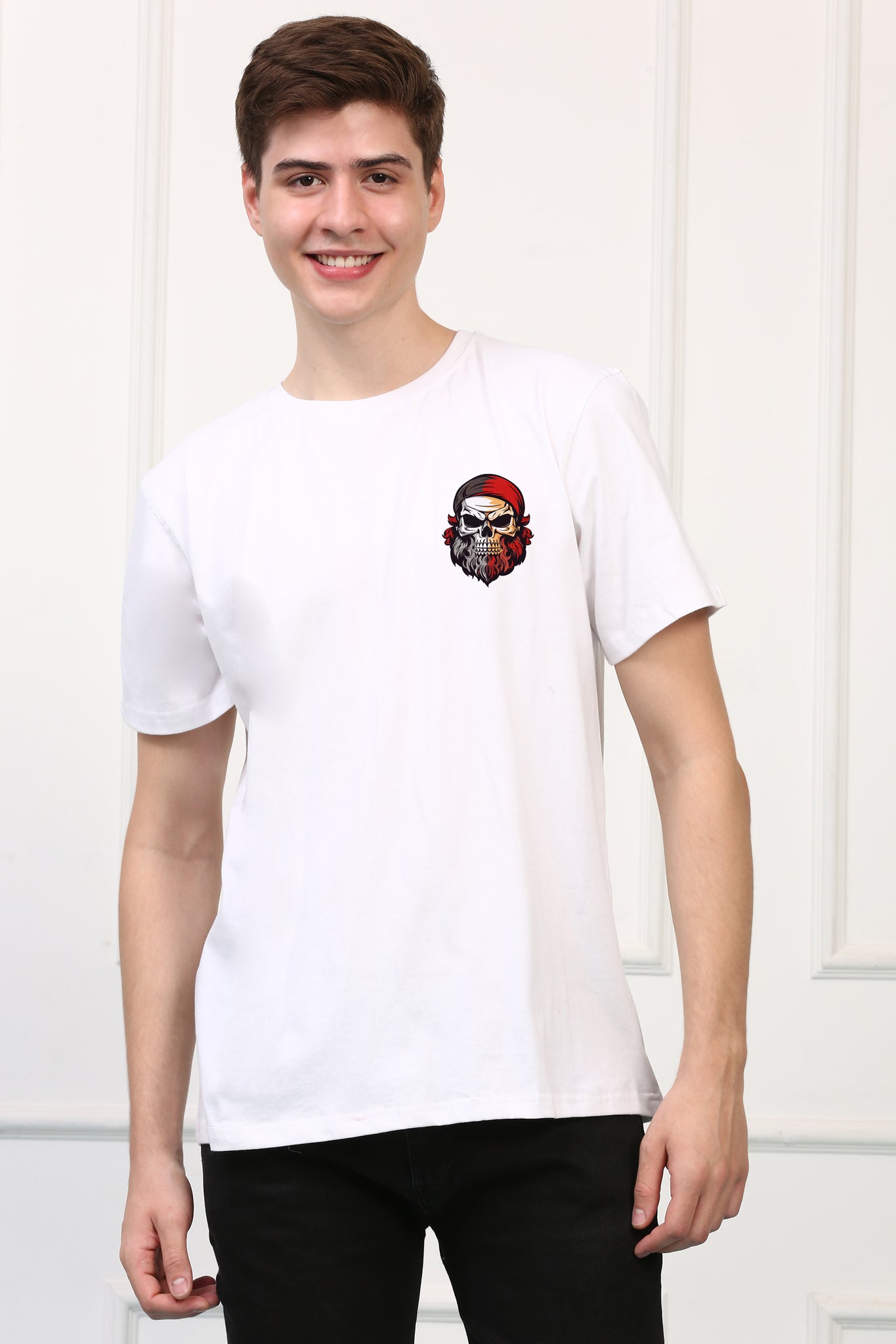 Skull   Printed Tshirt (123)