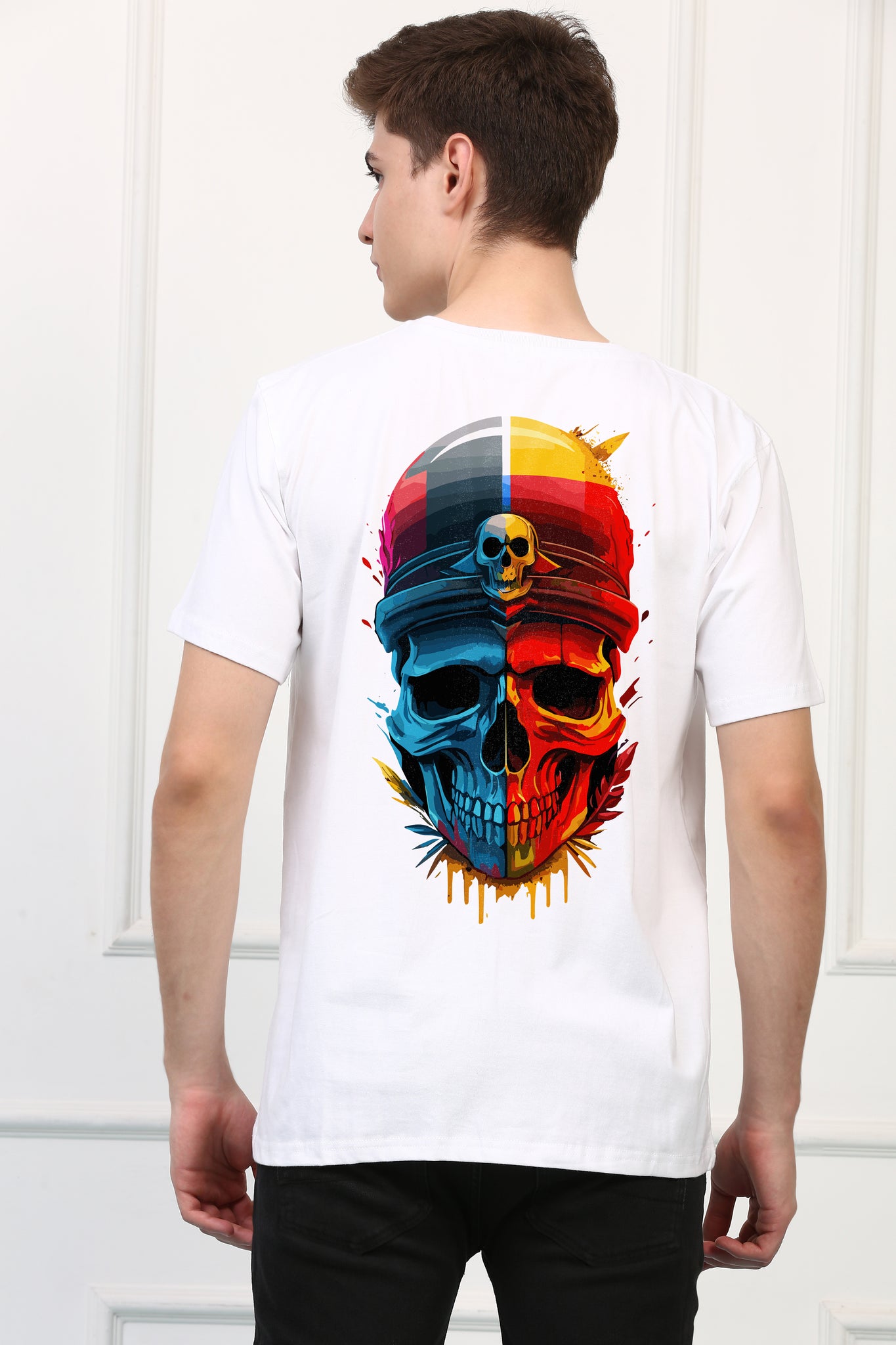 Skull   Printed Tshirt (160)