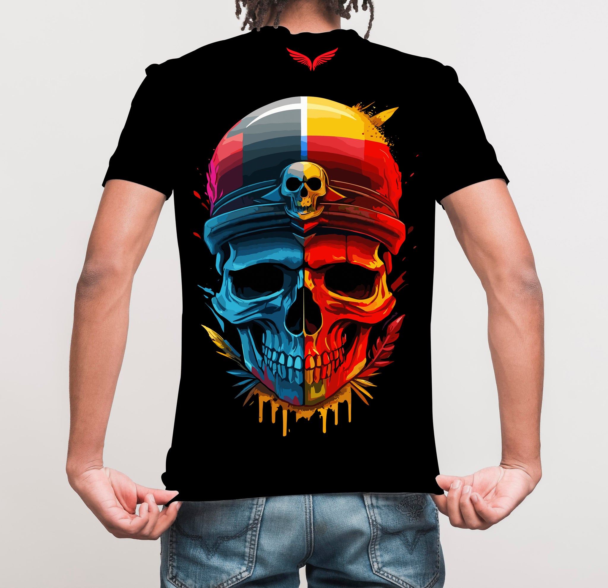 Men's Skull   Printed Tshirt (160)