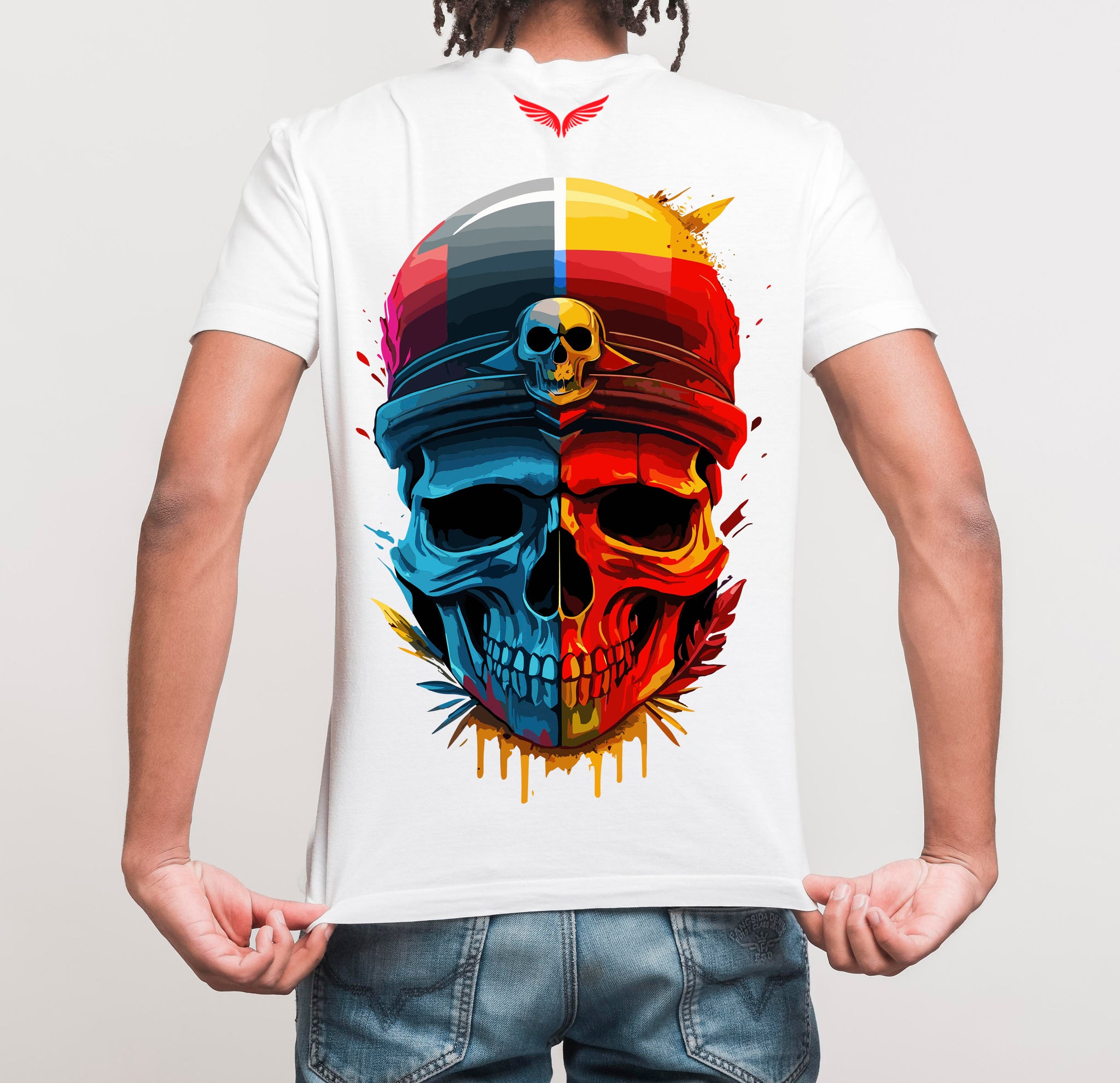 Men's Skull   Printed Tshirt (160)