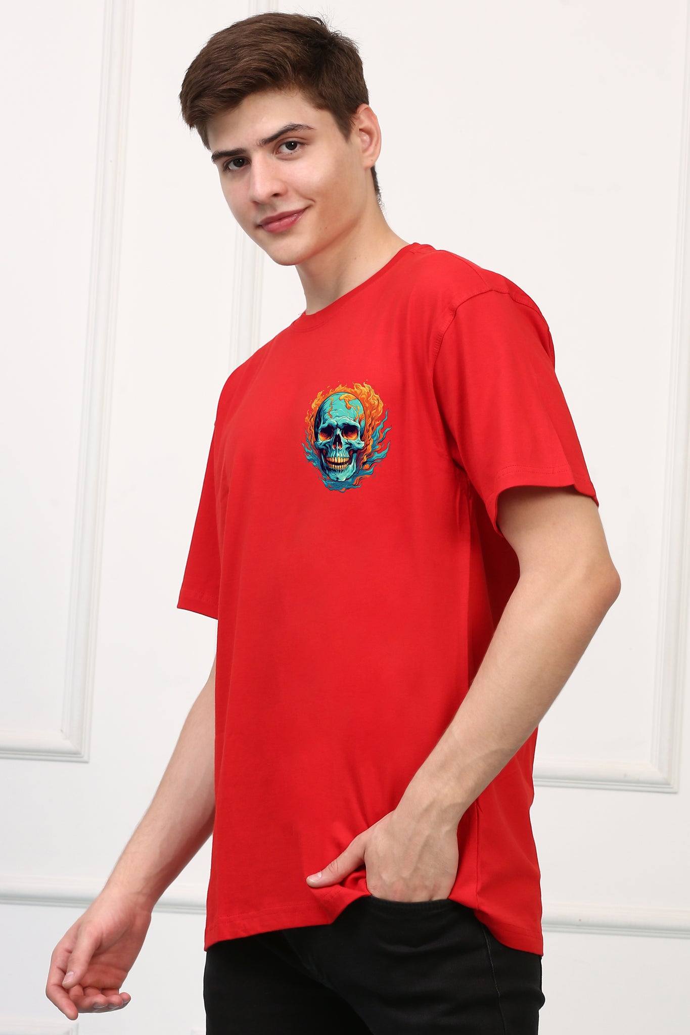 Skull   Printed Tshirt (166)