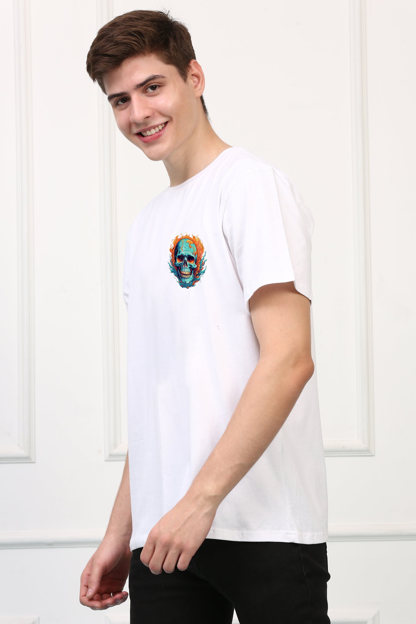 Skull   Printed Tshirt (166)