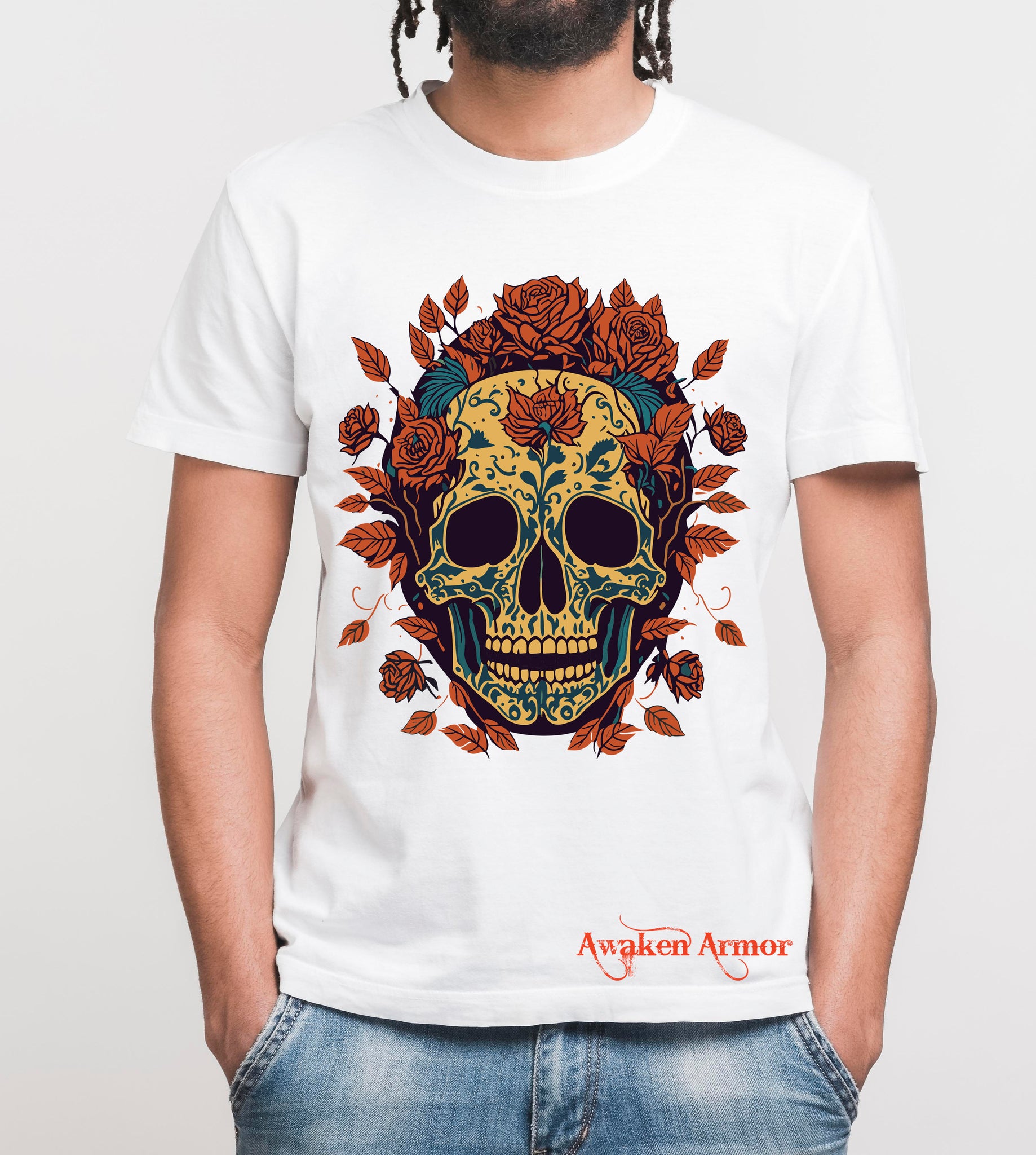 Men's Skull   Printed Tshirt (186)