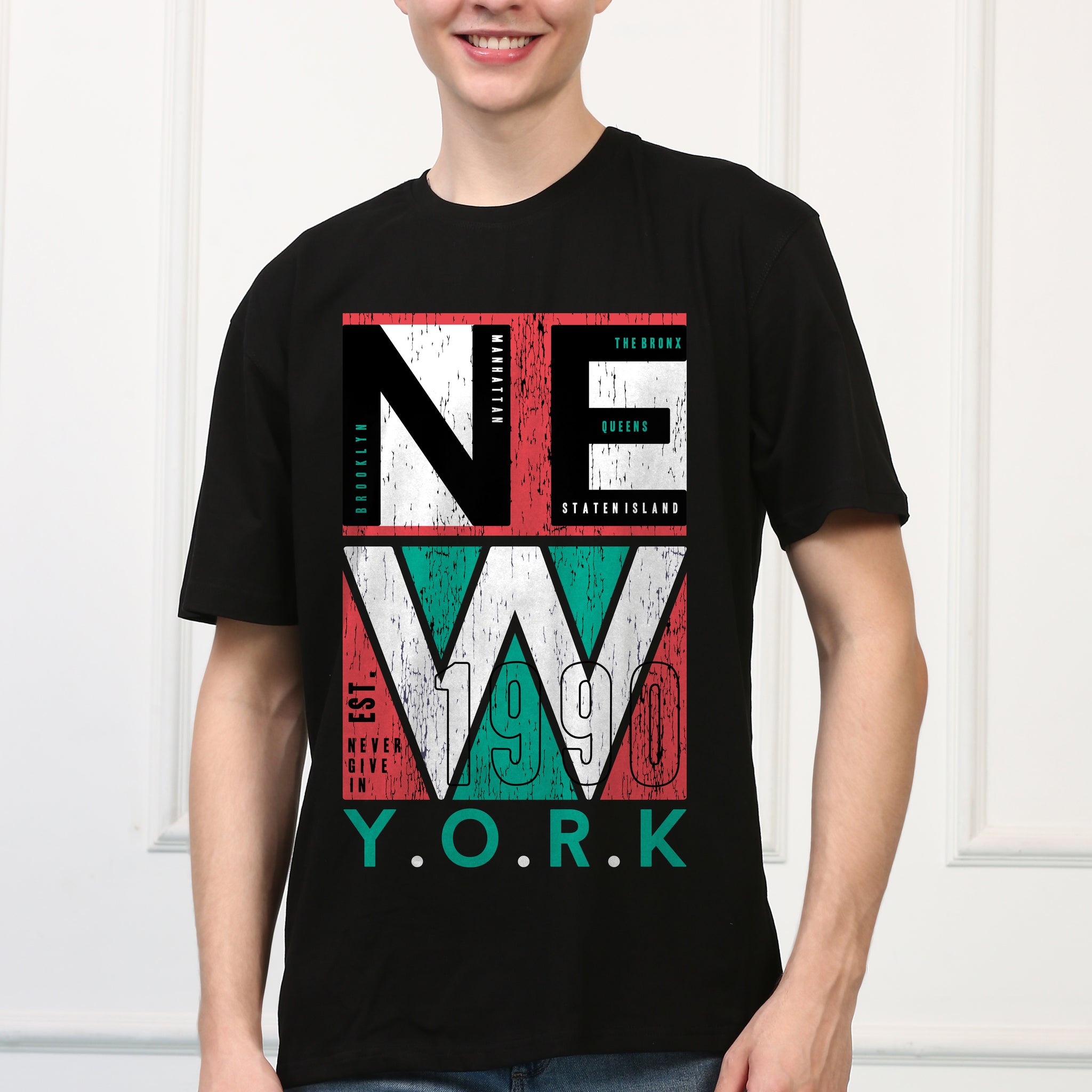 New York Printed T shirt