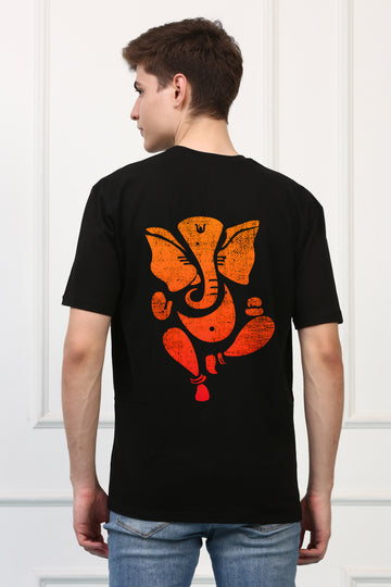 Men's  Lord Ganesh Ji  Printed Tshirt