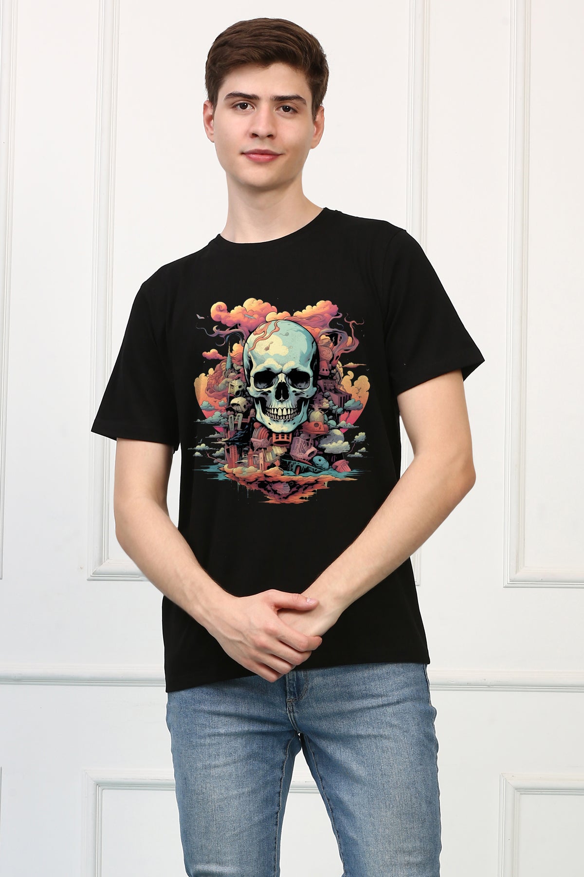 Men's AfterLife 3 Oversized  Printed Tshirt