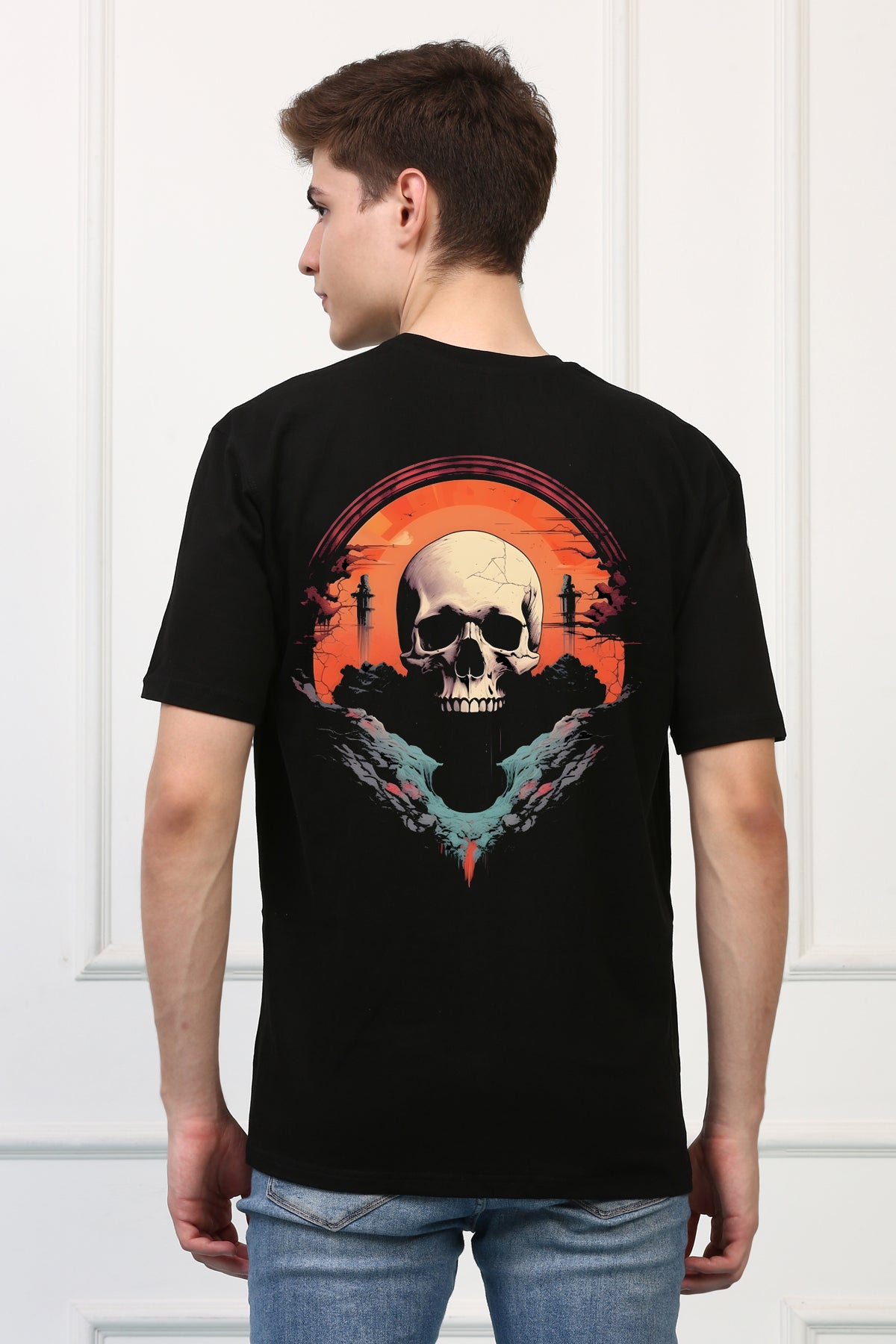 Men's AfterLife 9 Oversized  Printed Tshirt