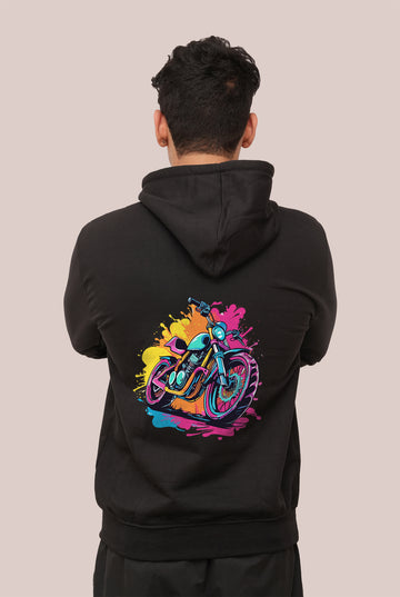 Graffitti Bike  Printed Hoodies