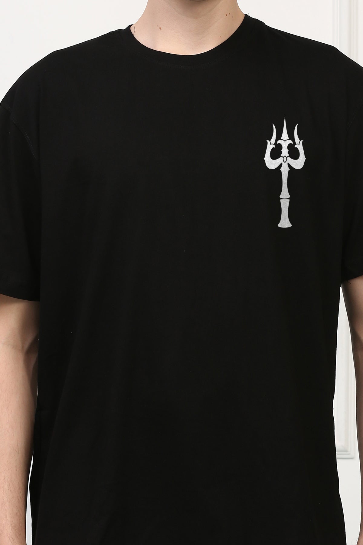 Shiva Trishul Printed oversized Tshirt