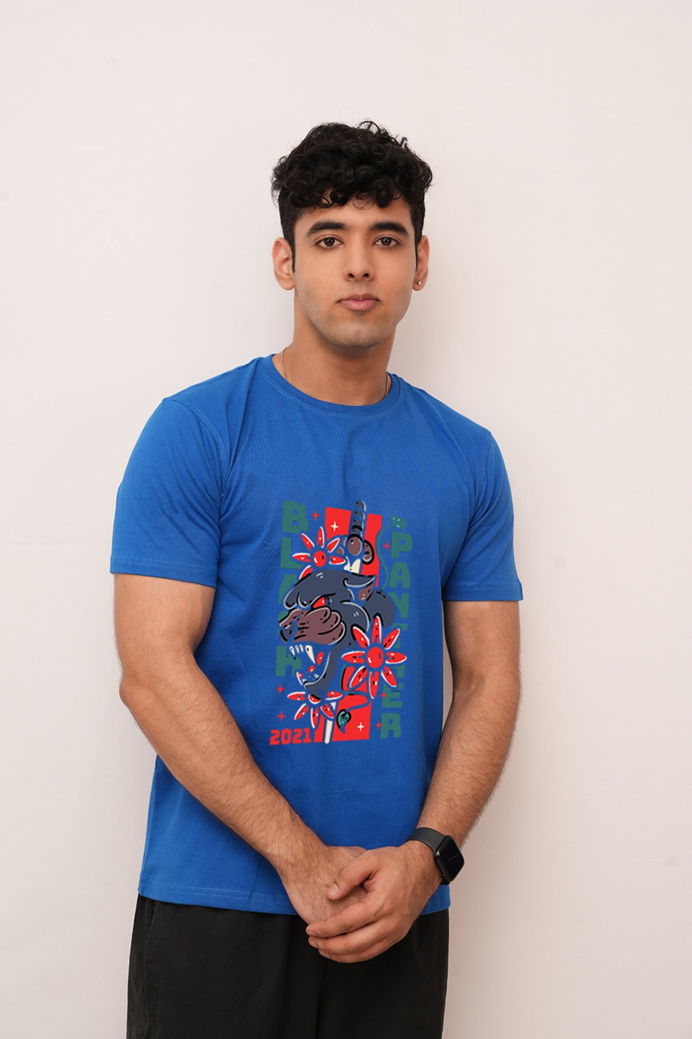 Anime Black Panther  Printed Tshirt