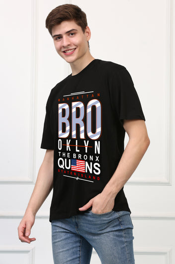 Bro Qklyn Printed T Shirt