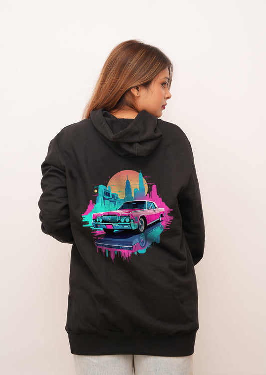 Graffitti Car City Printed Hoodies