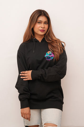 Graffitti Car City Printed Hoodies