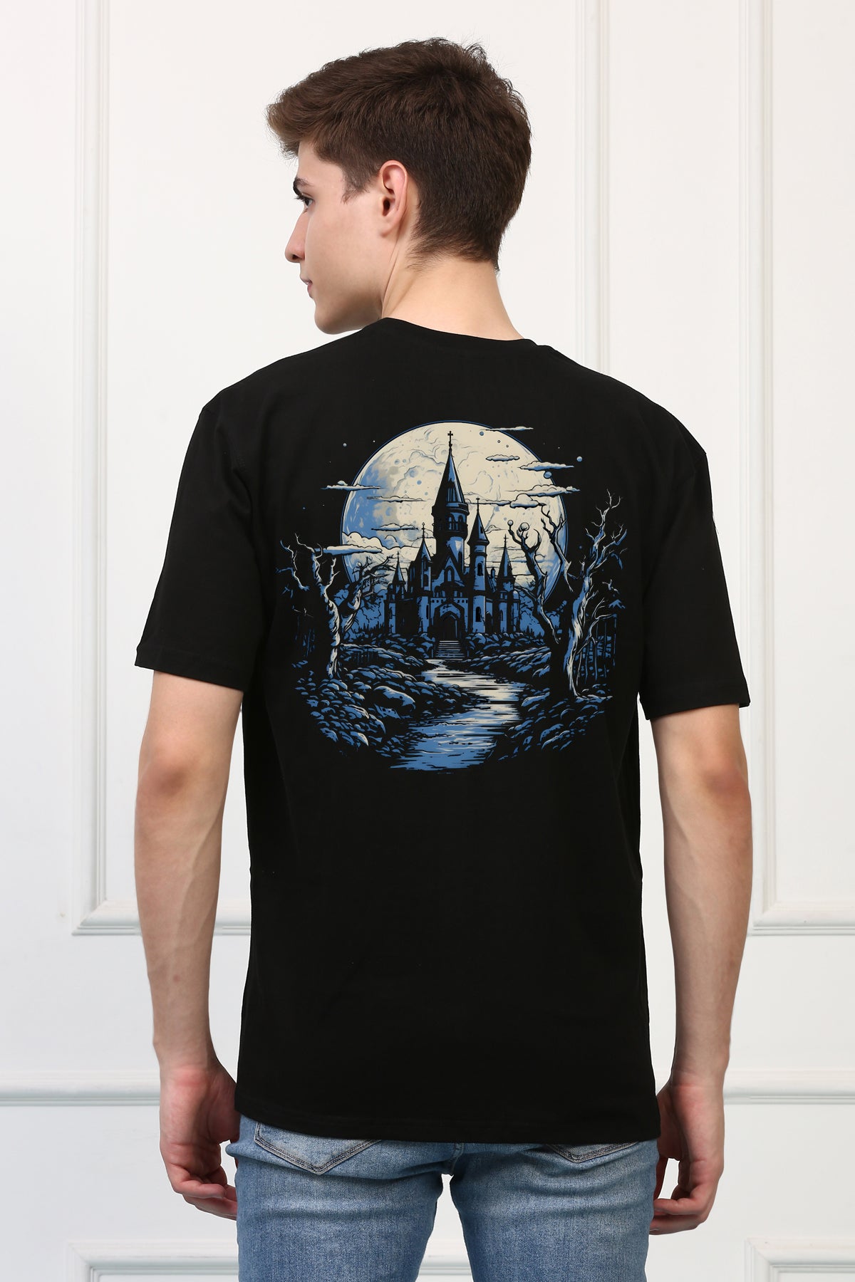 Cemetery 10 Oversized  Printed Tshirt