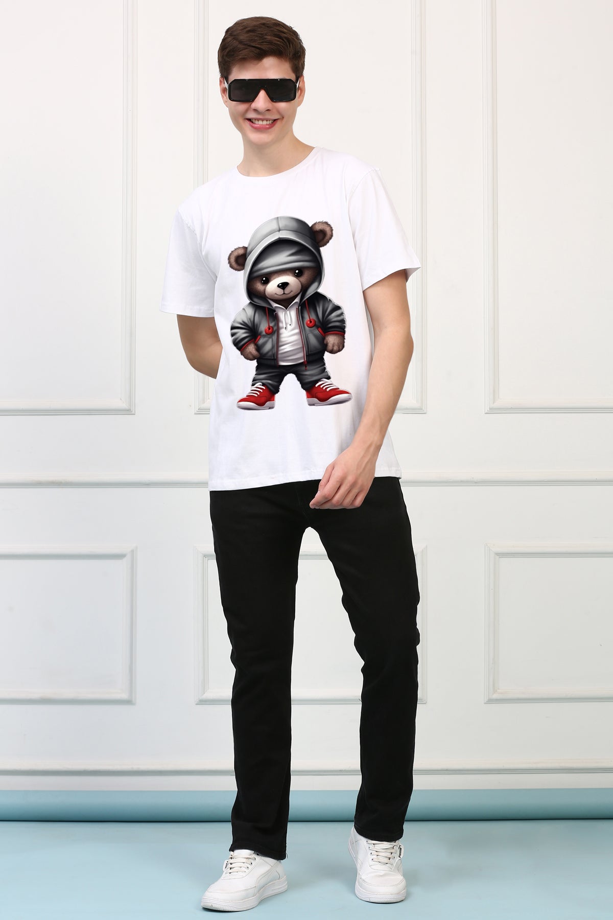 Oversized Charley Stylish Cartoons Design Printed Tshirt