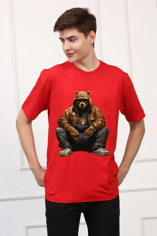 Oversized Coolest Stylish Cartoons Design Printed Tshirt