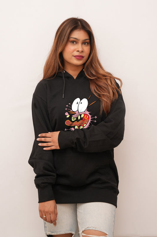 Cartoon Courage  Printed Hoodies