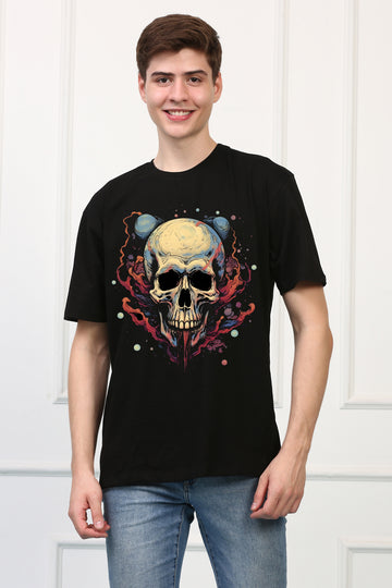 Death 13 Oversized  Printed Tshirt