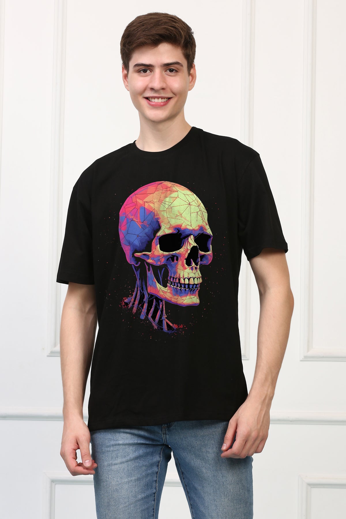 Death 19 Oversized  Printed Tshirt