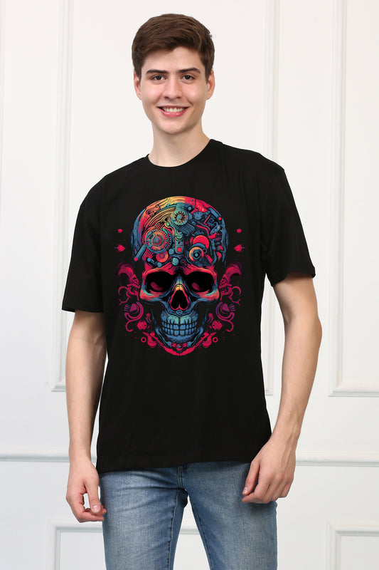 Death 20 Oversized  Printed Tshirt