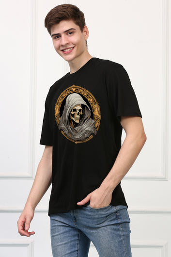 Death 8 Oversized  Printed Tshirt