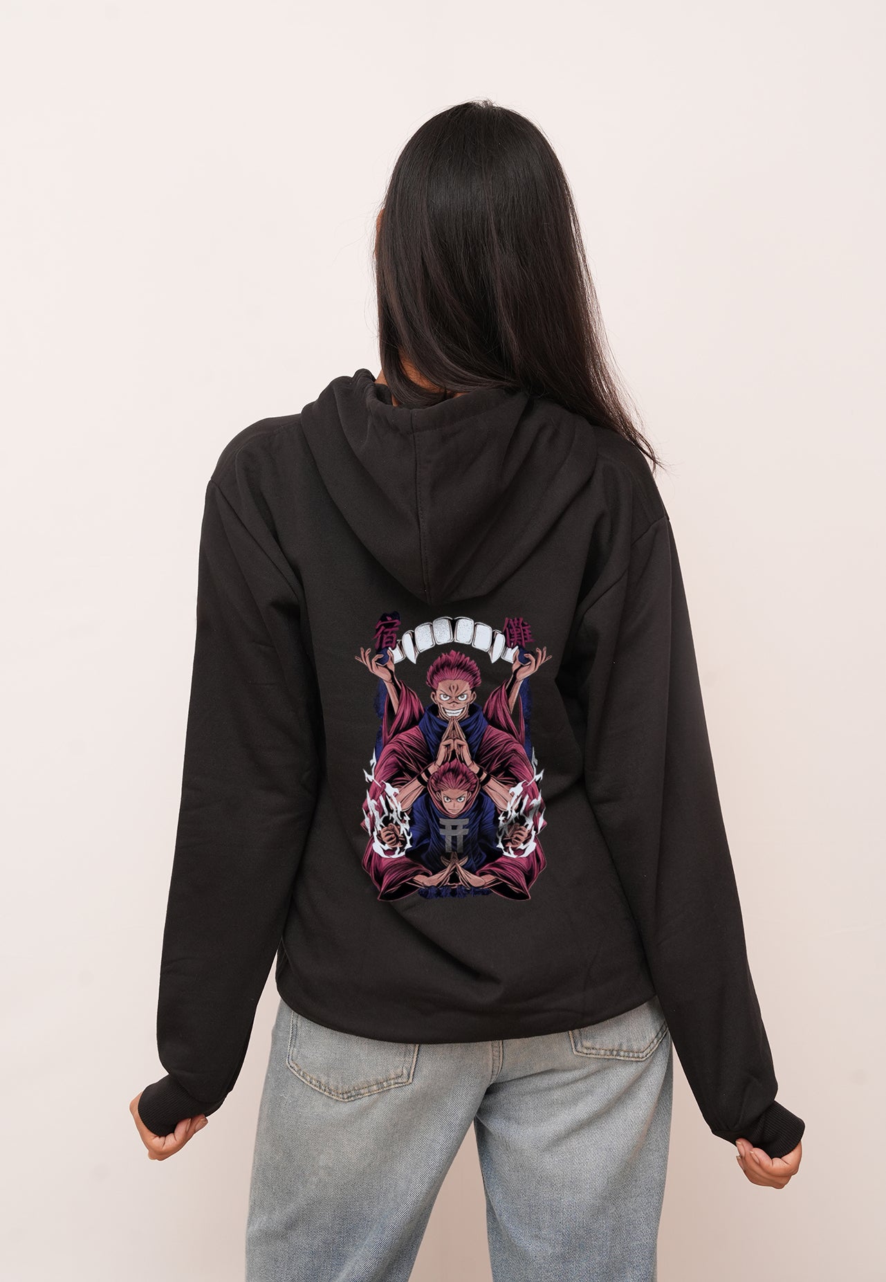 Anime Demon Time  Printed Hoodies