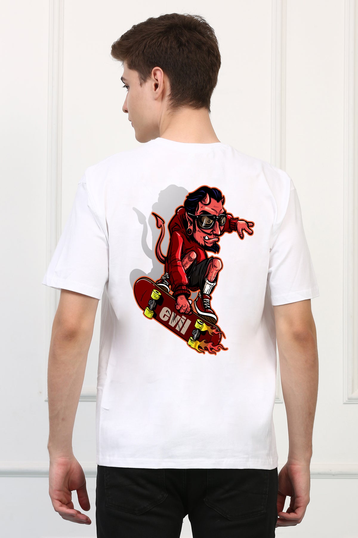 GRAFFITI Devil Oversized  Printed Tshirt