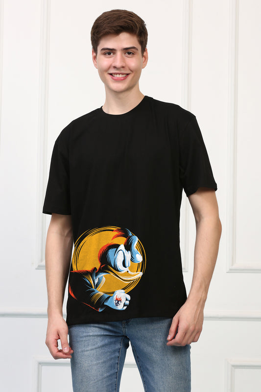 Oversized Disney Design Cartoons Printed Tshirt