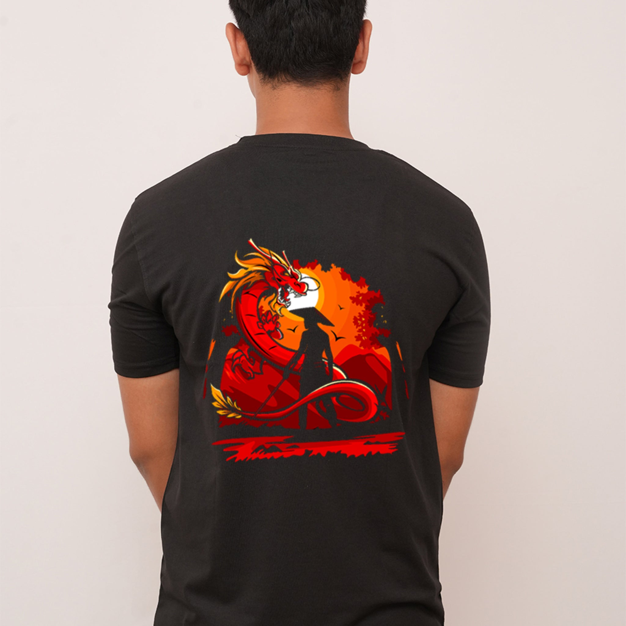 Anime Dragon  Printed Tshirt