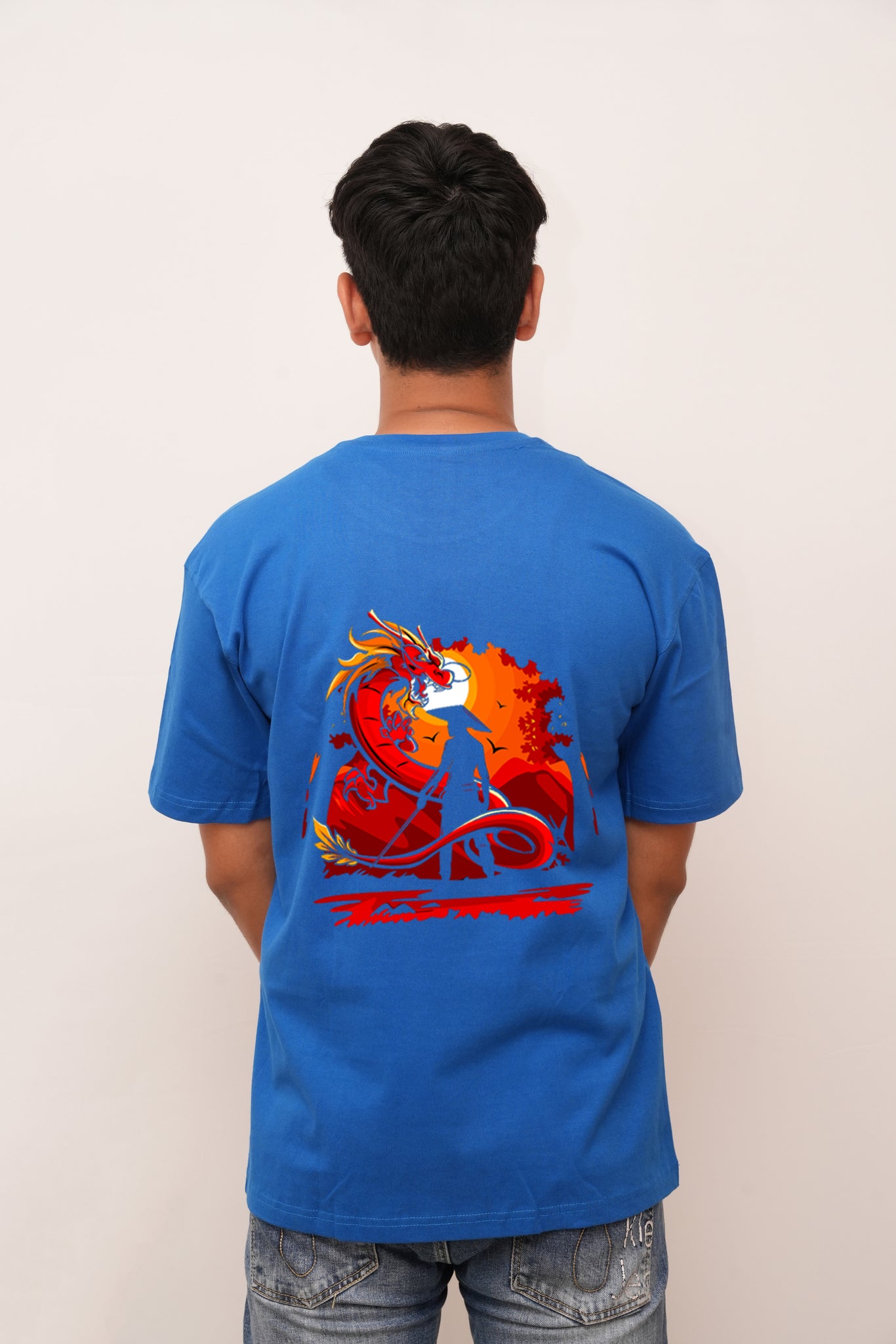 Anime Dragon  Printed Tshirt