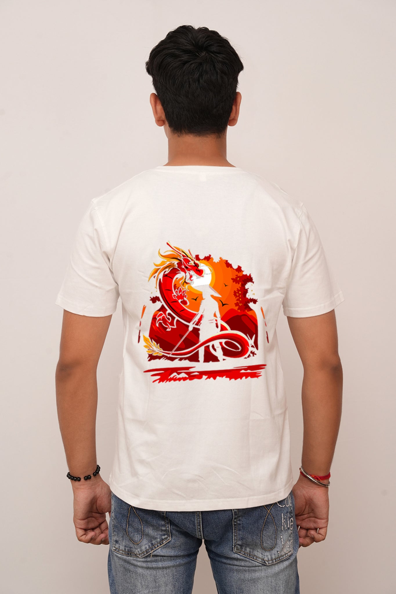 Anime Dragon  Printed Tshirt