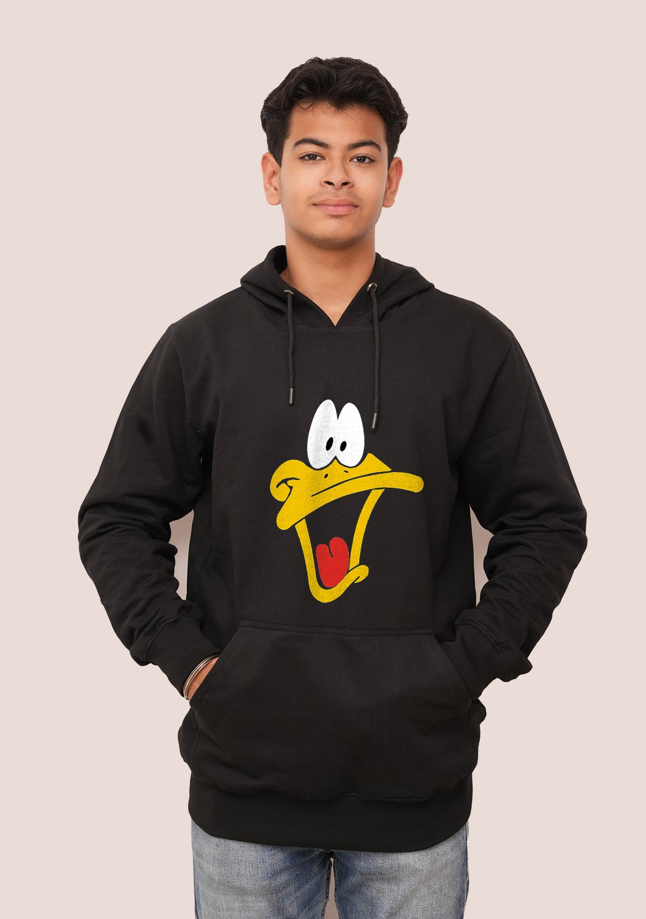 Cartoon Duck Printed Hoodies