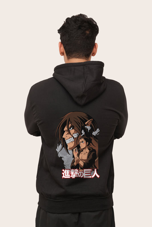 Aniime Eren Jeager Titan Printed Hoodies