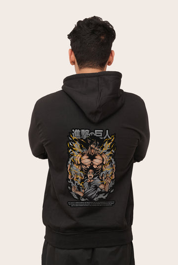 Aniime Eren Titan Printed Hoodies