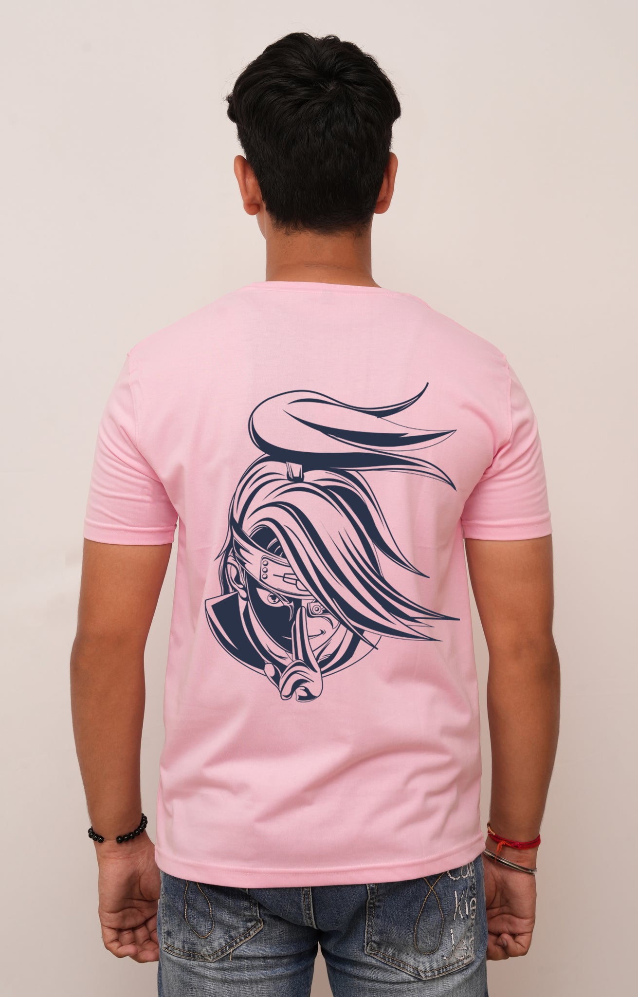 Anime people-anime-fighter-inking printed tshirt