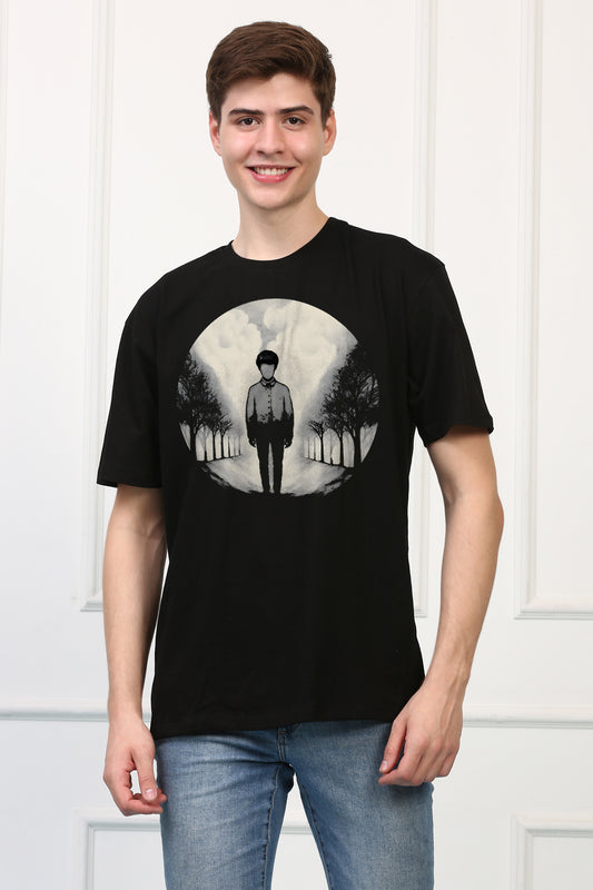 Ghost 18 Oversized  Printed Tshirt