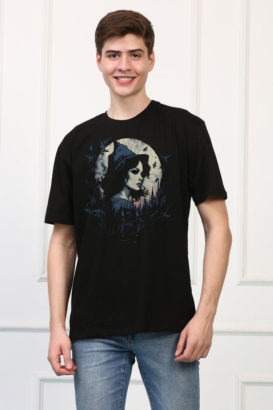 Gothic 10 Oversized  Printed Tshirt