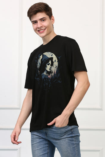 Gothic 10 Oversized  Printed Tshirt