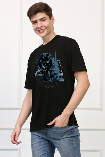 Gothic 1 Oversized  Printed Tshirt