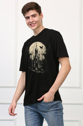 Gothic 9 Oversized  Printed Tshirt