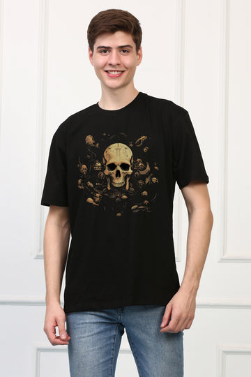 Grim 1 Oversized  Printed Tshirt