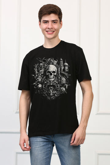 Grim 2 Oversized  Printed Tshirt