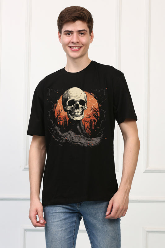 Grim 6 Oversized  Printed Tshirt