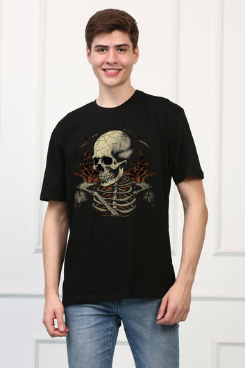 Grim 3 Oversized  Printed Tshirt