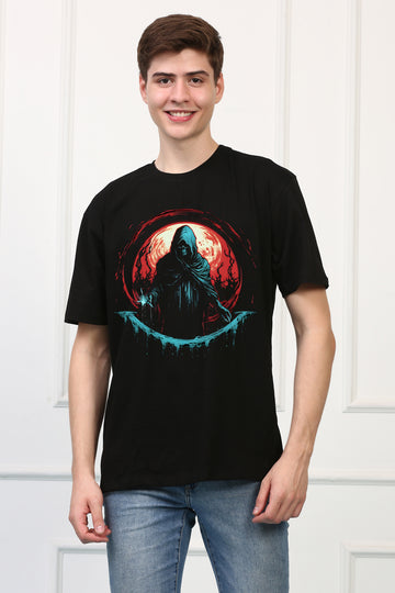 Grim Reaper 15 Oversized  Printed Tshirt