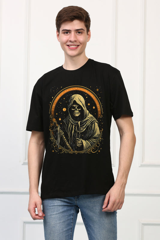 Grim Reaper 1 Oversized  Printed Tshirt