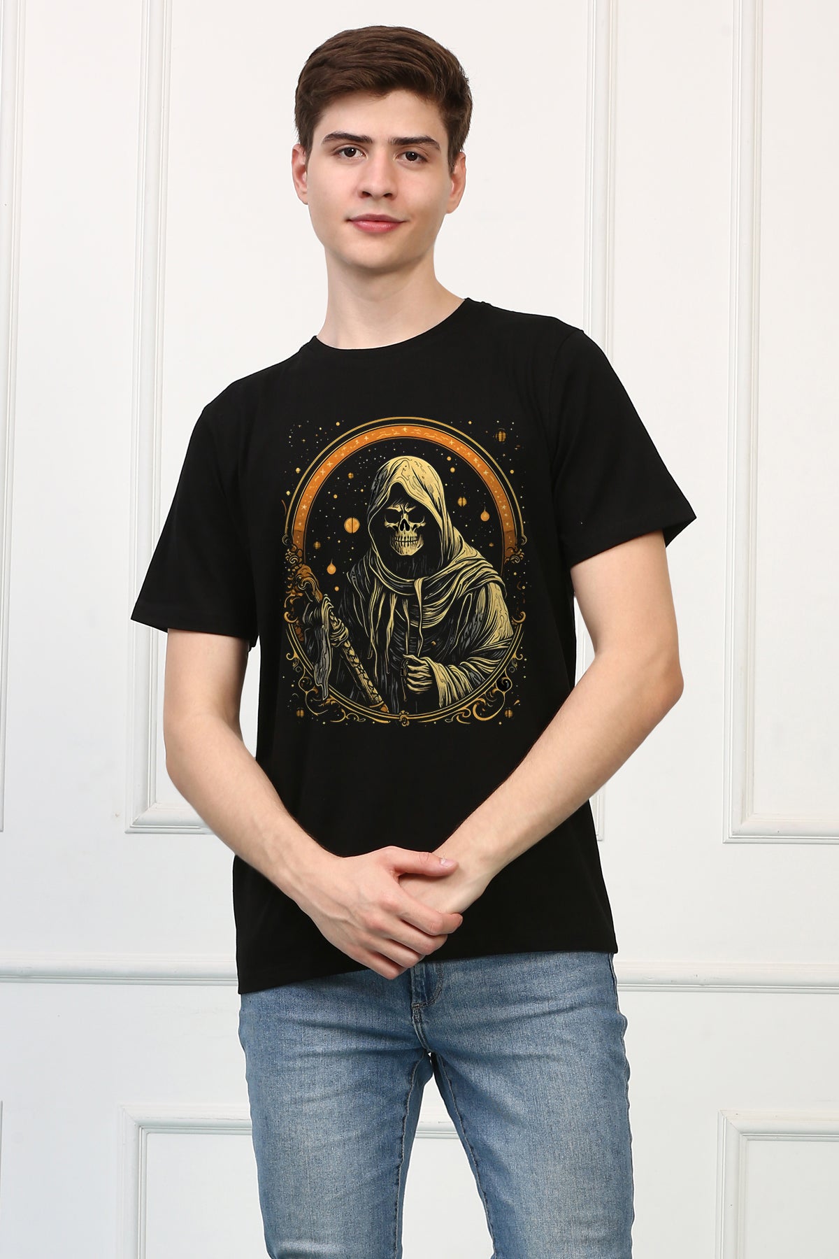 Grim Reaper 1 Oversized  Printed Tshirt