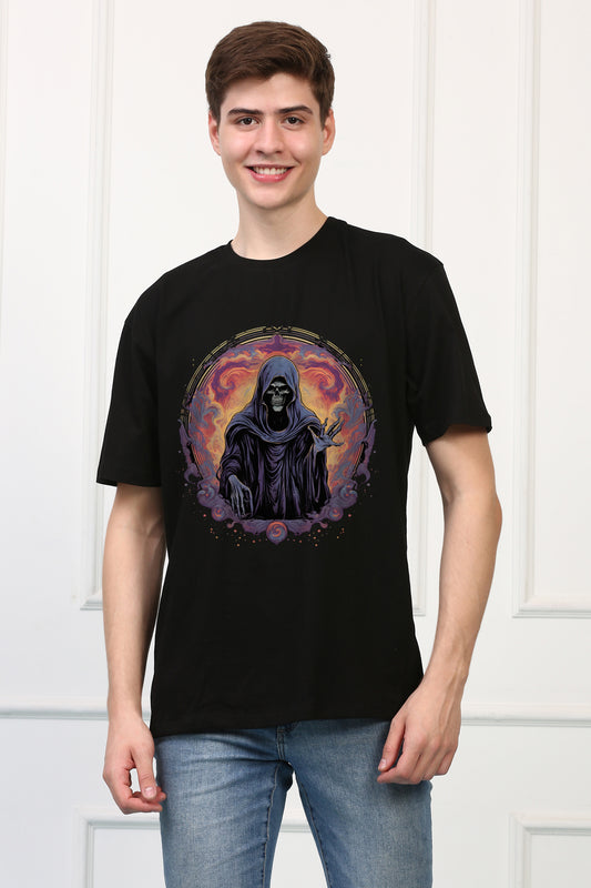 Grim Reaper 21 Oversized  Printed Tshirt