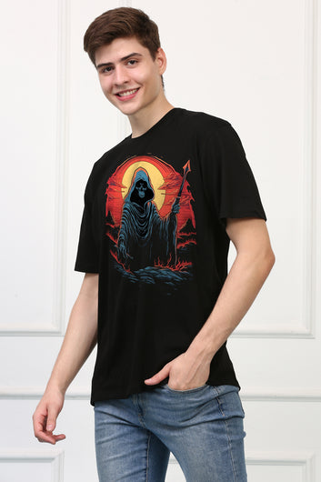 Grim Reaper 4 Oversized  Printed Tshirt