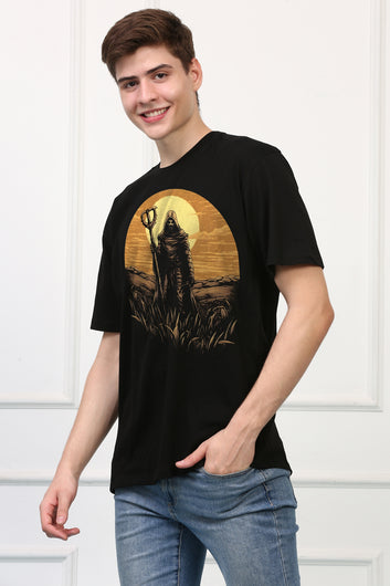 Grim Reaper 5 Oversized  Printed Tshirt